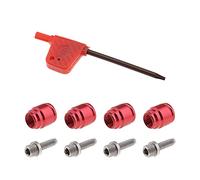 ECSiNG 4 Ensembles Kit de Raccord d'huile Connexion Insérer d'olive de Vélo pour Disque Hydraulique Avid Sram StealthamaJig Tuyau de Frein Stealth-A-MAJIG Installation Rapide