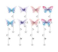 ECSiNG 4 paires (pcs) Pinces à Cheveux Papillon Fée Barrette à Cheveux Gland Décoration de Cheveux Élégant Chapeaux Accessoires de Cheveux pour Filles Femmes