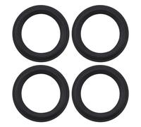 ECSiNG 4 Pièces 6,5 Pouces Haut-Parleur Bord en Mousse Pièce de Rechange de Réparation de Haut-Parleur Diamètre Intérieur 106 Mm Diamètre Extérieur 152,7 Mm pour Réparation de Haut-Parleur Bricolage