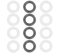 ECSiNG 4 set Roulements à Aiguilles de Poussée AXK2542 avec Rondelles Alésage de 25mm Diamètre Extérieur de 42mm Épaisseur de 1mm Roulement de Butée pour Machines et Équipements Machine CNC