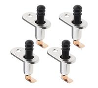 ECSiNG 4pcs Interrupteur de Contact de Porte Interrupteur à Broche Momentané Interrupteur de Pression pour Capot d'automobile Lampe de Plafond Châssis Lampe Tronc Notification Trou de 4,8mm