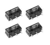 ECSiNG 4pcs Micro Interrupteur GM 8.0 Interrupteur de Souris 80M Life 3 Broches pour Souris de Jeu Bouton Gauche et Droit Réparation Accessoires de Remplacement Noir