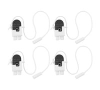 ECSiNG 4pcs Mini Interrupteurs à Tirette Miniatures 2 X 2 A 250 V Marche/arrêt Remplacement pour Lampe Murale Plafond Salle de Bain