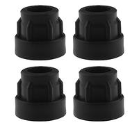 ECSiNG 4pcs Réducteur d'entretoise Bague de Réduction d'essieu de Roue Insère Remplacement en Plastique pour des Roues de Chariot Camion de Sac de Diamètre Intérieur de 1 pouce