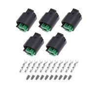 ECSiNG 5 ensembles de connecteurs de capteur de température à 2 broches 1-967644-1 968405-1 2 broches femelles avec bornes femelles et joints