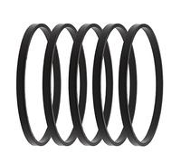 ECSiNG 5 pcs Carburateur Flotteur Bol Joints Caoutchouc 631028 29630121 47mm OD 45 ID Joint De Remplacement Compatible avec Tecumseh Lawn Mover Noir