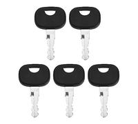 ECSiNG 5pcs Clés de Démarrage d'allumage 14603 Compatible avec New Holland Tracteur Compatible avec JCB Fastrac Tracteur pour Équipement Lourd Clé de Machinerie de Construction