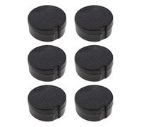 ECSiNG 6X Couvercles de Capuchon Anti-poussière de Seuil de Voiture Remplacent 66788900 Compatible avec VW Transporter Kombi T5 T5.1 T6 pour Garniture de Seuil ABS Plastique Noir