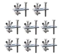 ECSiNG 8pcs T-Écrou Kit de Pinces Compresseur Réglable T-Track Mini Pince de Maintien Compatible avec 3018-/3018-MX3/3018-PROVer/1810- CNC Machine de Routeur