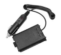 ECSiNG Adaptateur d'alimentation de Voiture pour Talkie-walkie Compatible avec Baofeng UV-5R/ UV-5RE Plus/UV-5RA Plus Adaptateur d'alimentation d'interphone de Voiture 12V, Noir