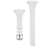 ECSiNG Bracelet de montre en silicone compatible avec tracker d'activité Polar FT4 FT7, bracelet réglable à dégagement rapide pour poignet de 160 à 230 mm, blanc