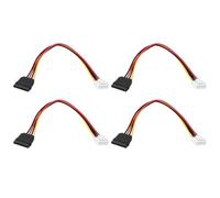 ECSiNG Câble d'alimentation SATA Femelle 15 Broches vers VH3.96 4 Broches 4 Pièces pour Disques Durs Et Lecteurs Optiques 30 Cm