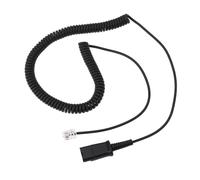 ECSiNG Câble de Connexion pour Casque Audio Compatible avec Poly U10 26716-01 Cordon à Déconnexion Rapide Compatible avec Cisco 7941 7942 7961 Et 7971