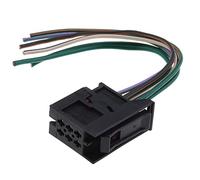 ECSiNG Connecteur de Faisceau de Câbles de Feu Arrière de Voiture Prise de Câblage de Faisceau de Feux Arrière à 6 Broches 11cm 6Q0937702 Compatible avec Audi A1 2010-2018 Q3 2011-2018 Q5
