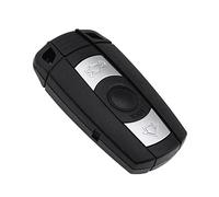 ECSiNG Coque de clé de voiture à 3 boutons compatible avec BMW Série 1 3 5 6 X1 X5 X6 Z4 E60 E61 E63 E64 E70 E71 E72 E81 E82 E84 E87 E88 E89 E90 0 E911. E92