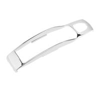 ECSiNG Coque de clé de Voiture de Rechange Compatible avec Cayenne/Panamera/Macan/Boxter - Coque de Protection pour clé à Distance - Argent