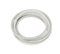ECSiNG Courroie trapézoïdale pour tondeuse à gazon 1,27 x 228,6 cm compatible avec John Deere M82718 M79204 pour tracteur et système de pont