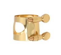 ECSiNG Embouchure de saxophone alto Ligature Clamp Laiton Double Vis Réglable Compatible avec Yamaha