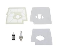 ECSiNG Filtre à Air pour Coupe-bordures Préfiltre Filtre à Carburant Et Bougie d'allumage Compatible avec Stihl FS160 FS 160 FS180 FS 180 FS220 FS 220
