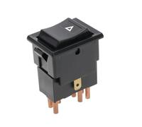 ECSiNG Interrupteur de feu de détresse YUF101490 7 broches compatible avec Land Rover Defender 90 110 127