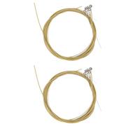 ECSiNG Jeu de 2 Cordes pour Guitare Acoustique 13-56 80/20 en Acier Filé Bronze Compatible avec Martin MA150 Medium