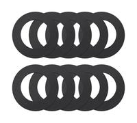 ECSiNG Joint d'étanchéité Plat en Caoutchouc pour Baignoire Diamètre Intérieur 1-3/4" X Diamètre Extérieur 2-3/4" (10 Pièces)