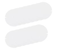 ECSiNG Joint D'étanchéité pour Clapets de Tuyau de Poêle 155 mm d'épaisseur 2 Mm en Fibres de Silicate de Calcium Et de Magnésium Joint de Tuyau de Poêle Résistant Jusqu'à 1200 °C Blanc