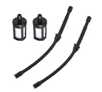 ECSiNG Kit de 4 Tuyaux D'alimentation Et Filtres à Carburant pour Tronçonneuses Compatible avec STIHL Modèles 034 036 028 038 MS380 039 Et 064.