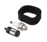 ECSiNG Kit de Réparation pour Tondeuse à Gazon BM6A Bougie d'allumage Filtre à Air Compatible avec MacAllister MBCP 254
