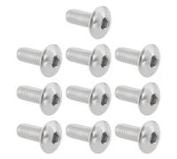 ECSiNG Lot de 10 Boulons de Carénage de Moto M6 en Acier Inoxydable 304 09139-06030 Et 09139-06121 Compatible avec Suzuki TL1000 GSX-R600 16x13x4mm