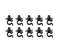 ECSiNG Lot de 10 clips de maintien en plastique noir 792834 6992P3 L61 compatibles avec Citroën C2 C3 C4 C5 Berlingo Peugeot 106 1007 306 407 605 806