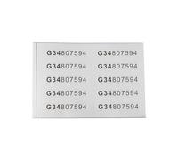 ECSiNG Lot de 10 étiquettes Autocollantes de Rechange compatibles avec Game Boy Classic DMG-01 Accessoires de Console G34807594