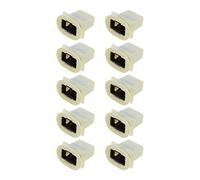 ECSiNG Lot de 10 œillets pour coussin de siège arrière 4L0886373 compatibles avec A4 A4 allroad quattro A5/S5 Coupe/Sportback A6/Avant A7 Sportback RS4/Avant Quattro Plastique