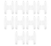 ECSiNG Lot de 10 paires de plaquettes de nez en silicone compatibles avec les lunettes Silhouette sans monture