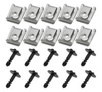 ECSiNG Lot de 10pcs Jeux Vis Et D'écrous Compatible avec Audi A5 A6 A7 Q7 Compatible avec BMW E46 E65 E70 E71 Compatible avec Mini Clubman 2007-2014 10
