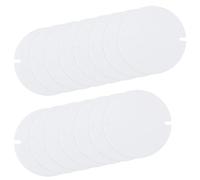 ECSiNG Lot de 15 Joints d'étanchéité pour Clapets de Tuyau de Poêle épaisseur 125 mm 2 mm Fibres de Silicate de Calcium Et de Magnésium Joint de Tuyau de Poêle Résistant Jusqu'à 1200 °C Blanc
