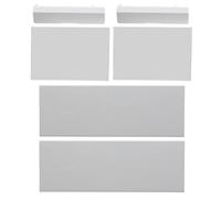 ECSiNG Lot de 2 (6 pièces) de Remplacement pour Carte mémoire et Coque de Protection pour boîtier de Porte, kit 3 en 1, Compatible avec Console Wii Blanc