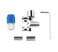 ECSiNG Lot de 2 adaptateurs de valve à boisseau sphérique BPV-31 R12 vers R134A avec bouchon anti-poussière compatible avec AP4502525 BPV31D GPV14 GPV31 GPV38 GPV56