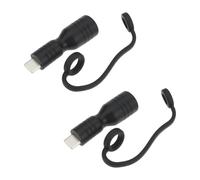 ECSiNG Lot de 2 adaptateurs USB C mâle vers DC 8.0 x 2.0 femelle DC8020 compatibles avec les centrales électriques portables, panneaux solaires, systèmes CC pour camping-car