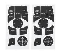 ECSiNG Lot de 2 Autocollants Décoratifs pour Boutons de Démarrage de Voiture 033625107 Compatible avec BMW