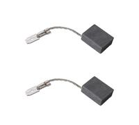 ECSiNG Lot de 2 balais de charbon de rechange 316055220 0,6 cm de large, 1,2 cm de hauteur, 1,5 cm de long, compatible avec meuleuse d'angle Metabo WEP 15-150 (15 mm x 12,5 mm x 6 mm)