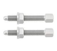 ECSiNG Lot de 2 Boulons Et écrous de Tendeur de Chaîne en Acier Inoxydable M8 X 1,25 Compatibles avec Honda 85 125 150 250 450 R 2004-2020