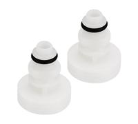 ECSiNG Lot de 2 buses de rechange en plastique haute pression compatibles avec Karcher K6 K7 PS20, blanc