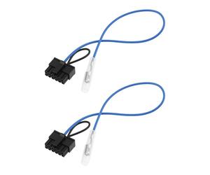 ECSiNG Lot de 2 Câbles Adaptateurs pour Commandes Au Volant Compatible avec Kenwood Les Autoradios. Connexion Plug & Play pour Interface ACV.