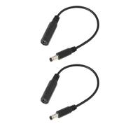 ECSiNG Lot de 2 câbles d'alimentation CC 5,5 x 2,1 mm Minuterie 24 heures Compatible avec routeurs Modems CCTV
