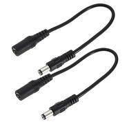 ECSiNG Lot de 2 câbles de conversion de polarité inversée pour clavier, haut-parleur, radio, 15 cm