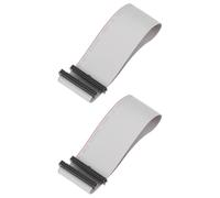 ECSiNG Lot de 2 Câbles IDC 40p 30 cm pour Apprentissage Électronique Compatible avec Raspberry Pi B+ 2 3 4 5 Femelle à Femelle 30 cm