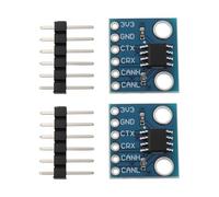 ECSiNG Lot de 2 Cartes de Dérivation SN65HVD230 Module Can Bus Compatible avec A-rduino 3,3 V Carte Contrôleur