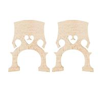 ECSiNG Lot de 2 Chevalets de Violoncelle en Érable 1/8 Pièce de Remplacement Acoustique Compatible avec Violoncelles 1/8