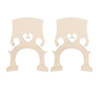 ECSiNG Lot de 2 chevalets pour violoncelle en érable taille 1/4 de rechange acoustique compatible avec violoncelle 4/4